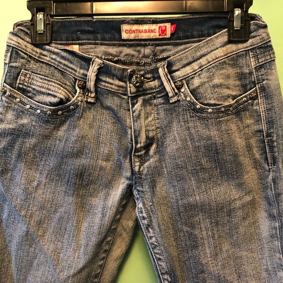 Contraband Embellished Stretch Jeans - Picture 2 of 9